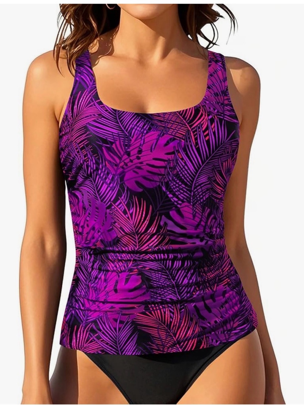 Aqua Eve Tankini padded top Large